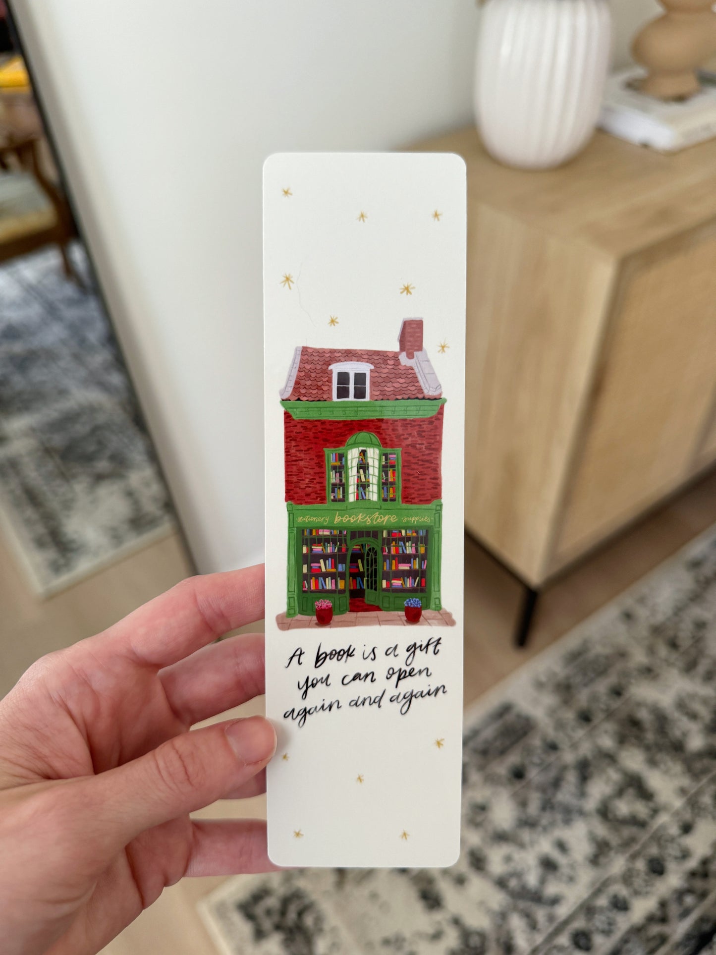 Bookstore and Bookshelf Bookmarks (Set of 2)