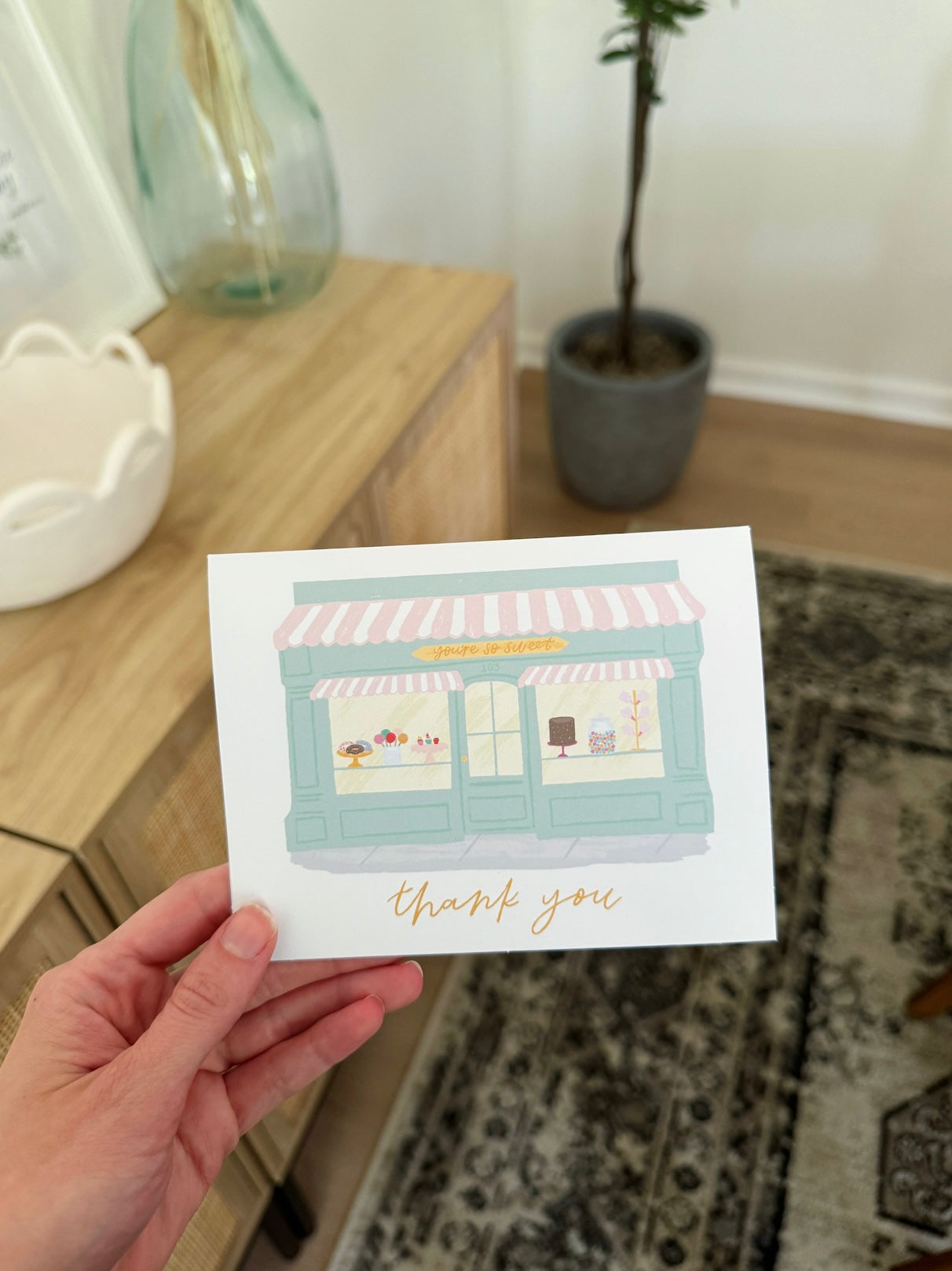 Candy Shop You're So Sweet Thank You Cards (Set of 5)