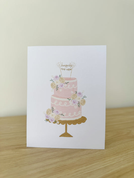 Happily Ever After Wedding Card