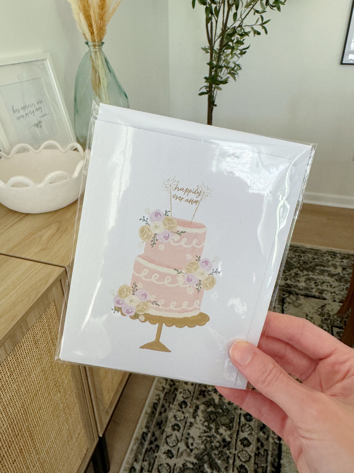 Happily Ever After Wedding Card