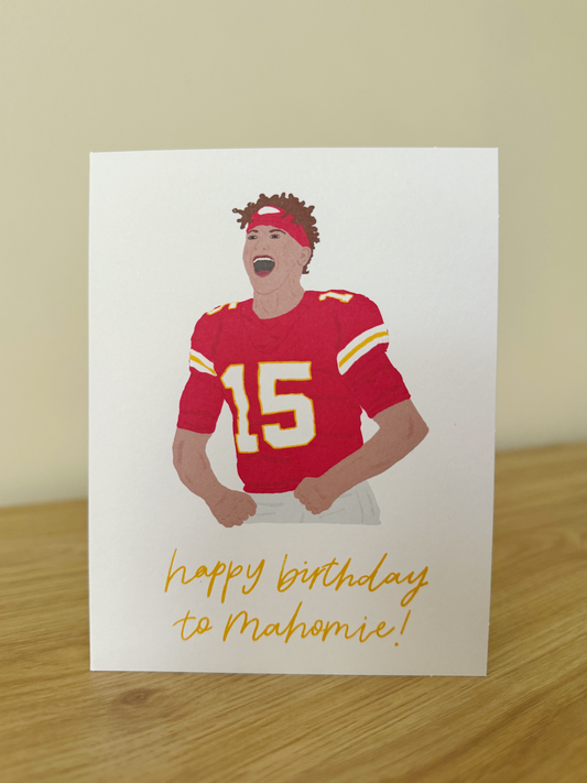 Happy Birthday to Mahomie Card