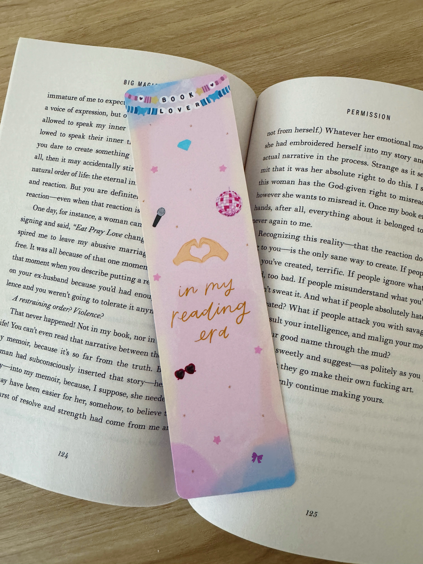 Reading Era Taylor Swift Bookmark