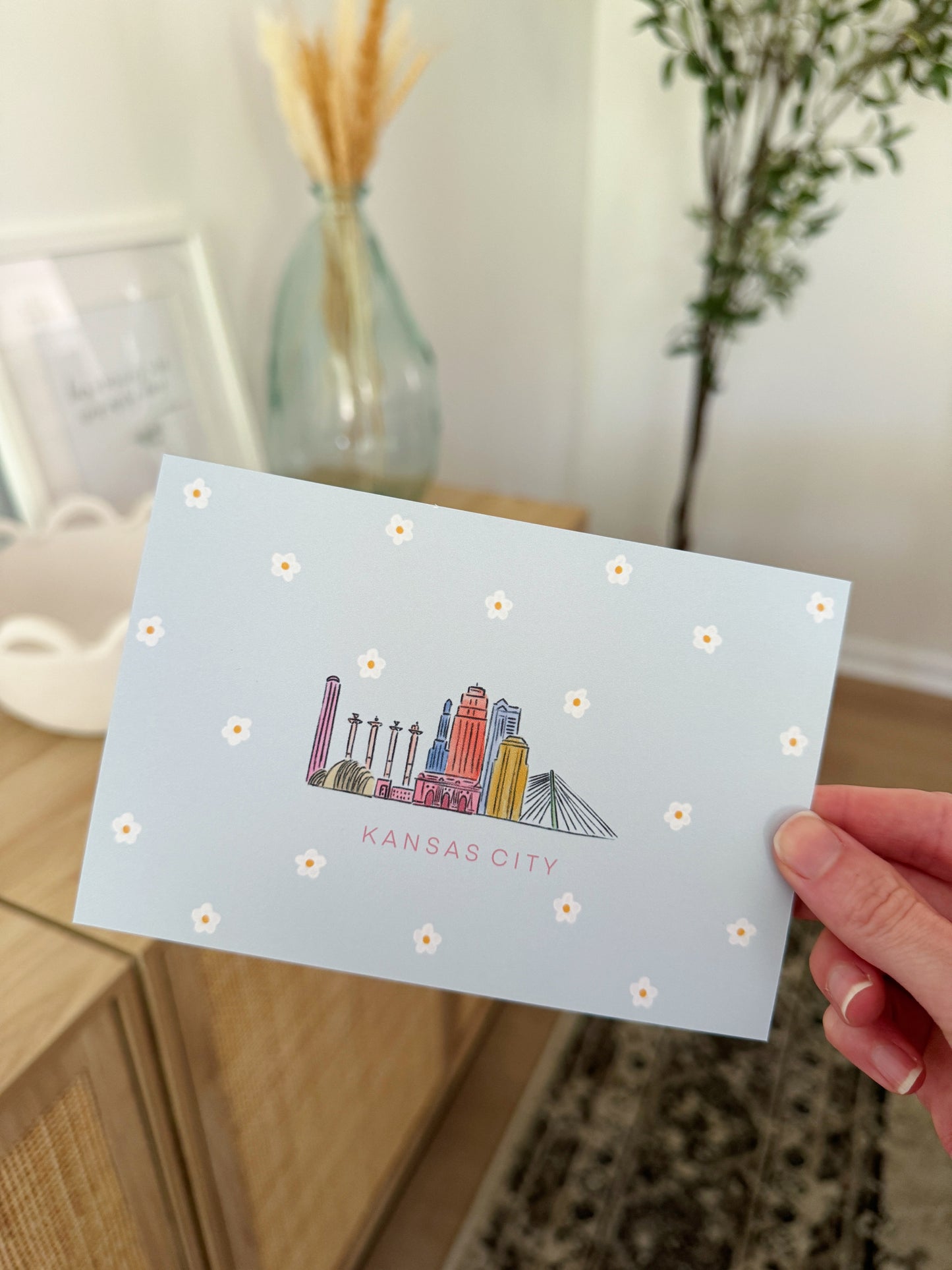 Kansas City Skyline Postcard