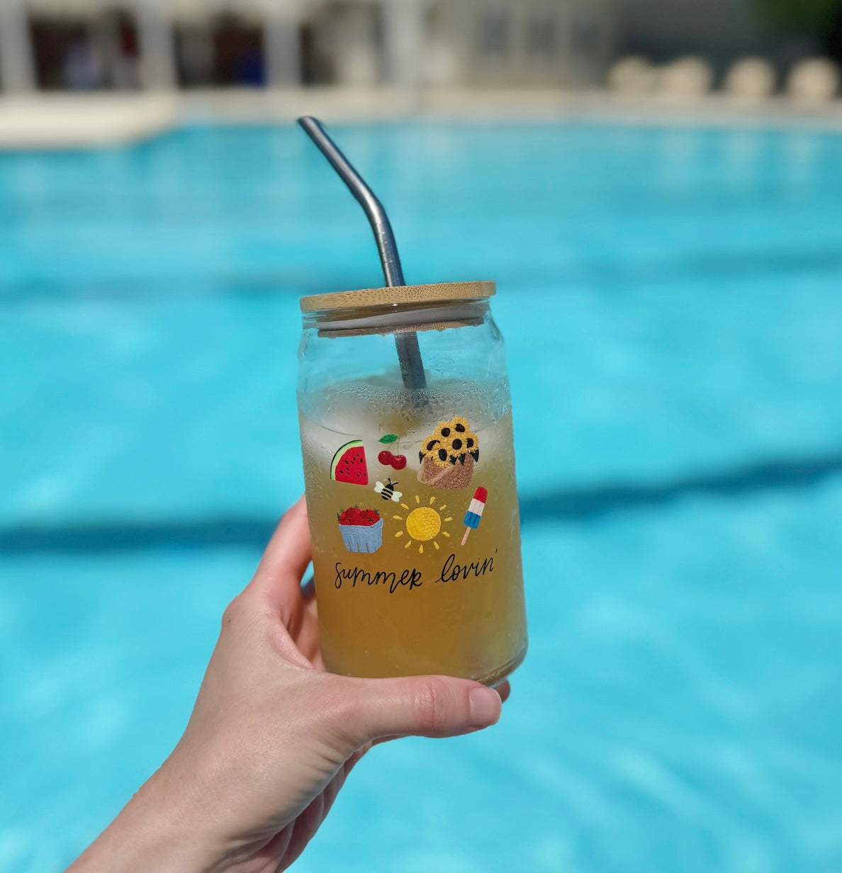 Summer Lovin' Glass Cup