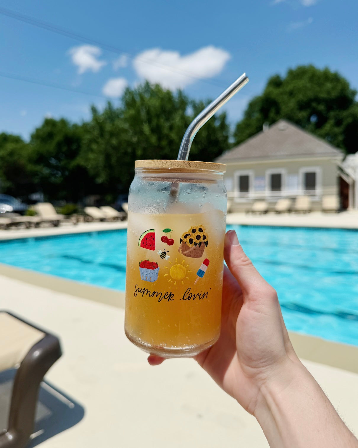 Summer Lovin' Glass Cup