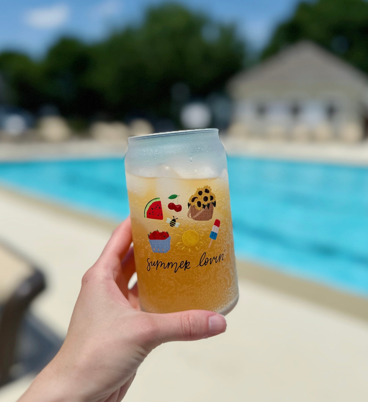 Summer Lovin' Glass Cup